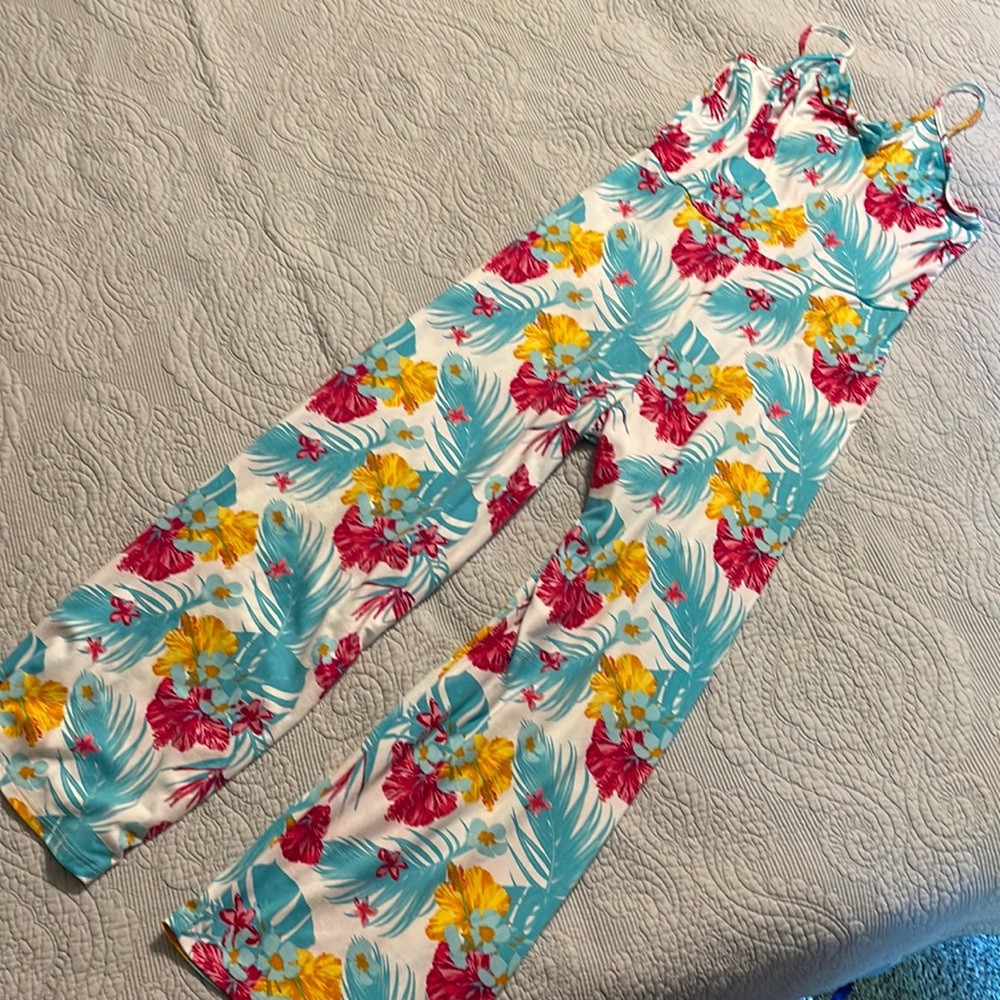 Tropical romper 10/12